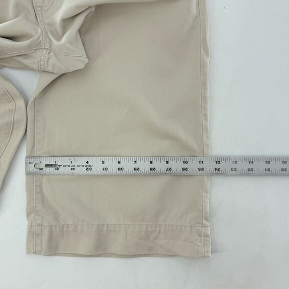 Vtg GAP Women’s Ivory Beige Low Rise Wide Leg Cropped Pants Size 10 Y2K Preppy - Picture 9 of 9